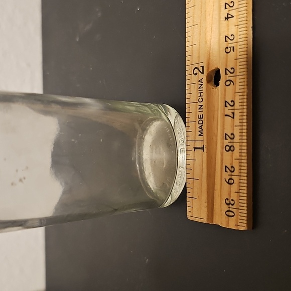 Vintage Clear Glass Medicine Bottle - Picture 3 of 5